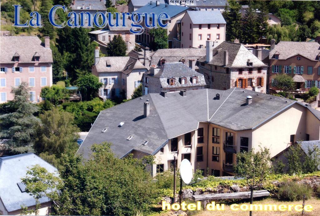 Logis Hotel Restaurant Du Commerce La Canourgue Bagian luar foto